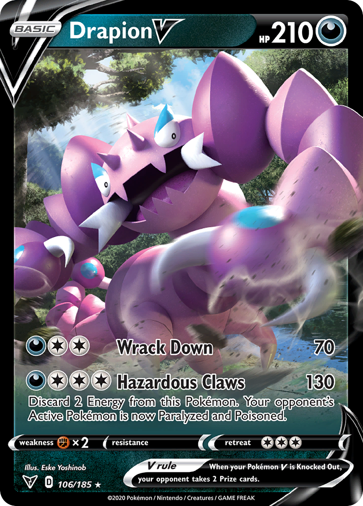Vivid Voltage Drapion V #106/185